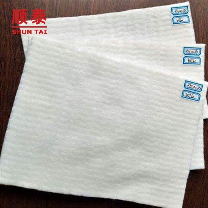 Polyester filament geotextile